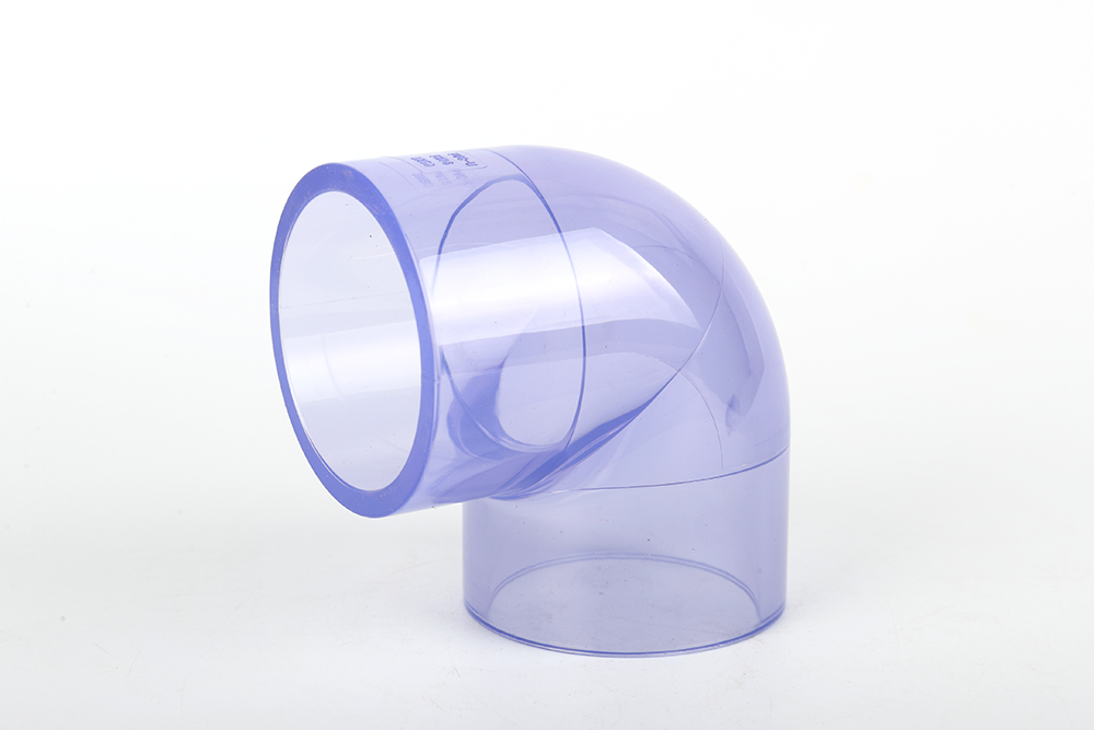 工农透明 90 度弯头